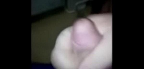  Talking dirty while pulling on my small penis
